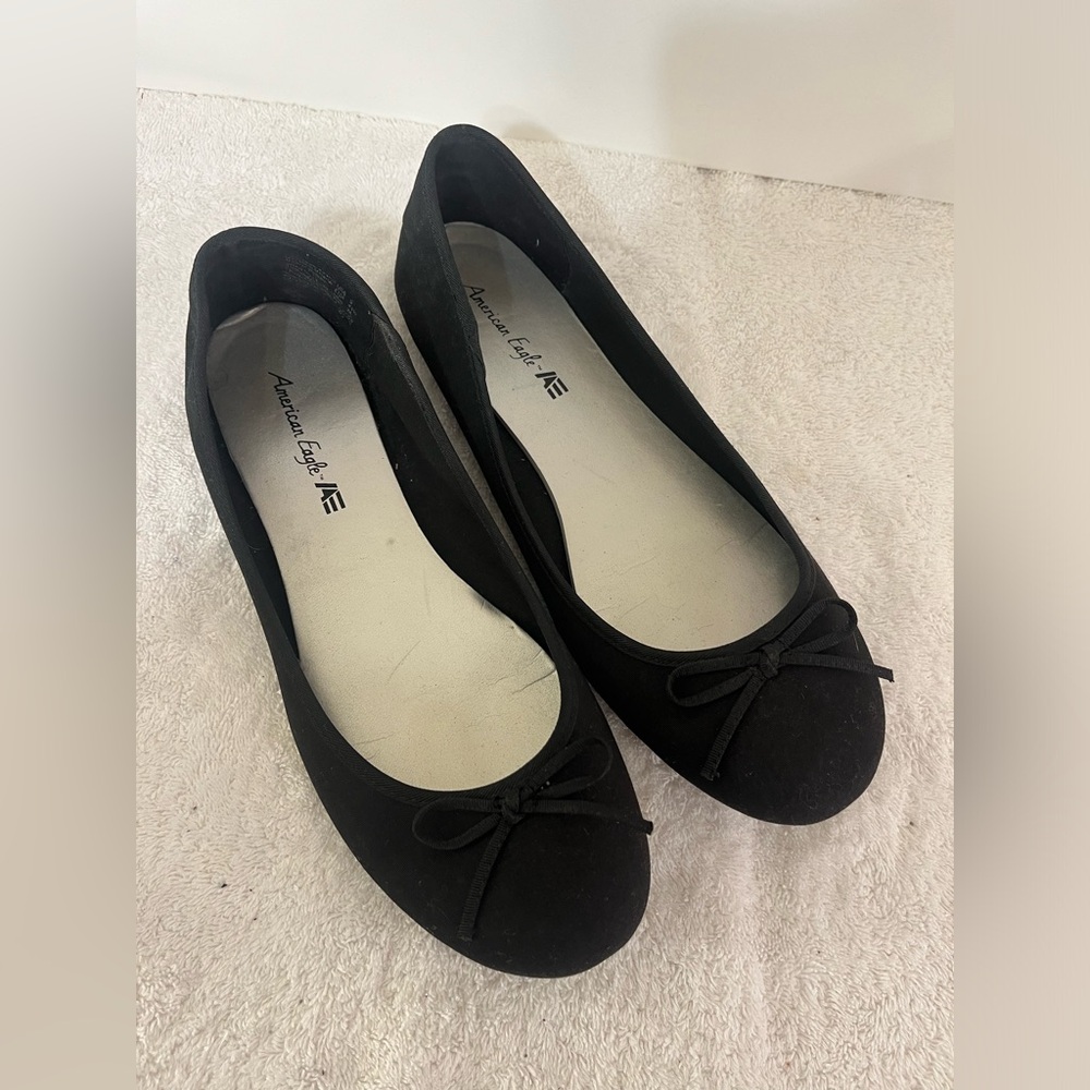 Women's Black Ballet Flats by American Eagle